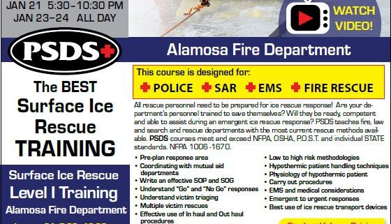 Alamosa Fire Department Ice Rescue Level I