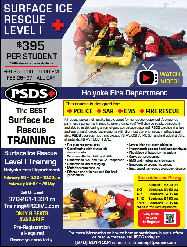 Holyoke Fire Dept. Ice Rescue